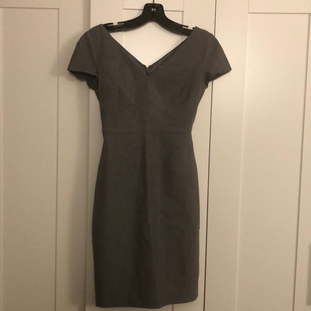 Banana Republic Grey Wool Dress 00P